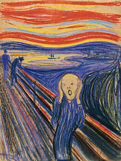 Edvard Munch, Skriet (The Scream) (1895)